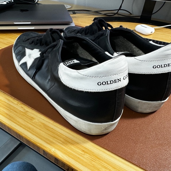 Golden Goose superstar Black men’s size 12 (45 EU) - Picture 2 of 3